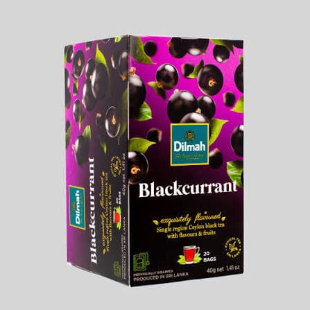 Dilmah Dilmah Black Currant Flavoured Tea – 20 Tea Bags | Premium Ceylon Black Tea daily essentials & lifestyle — image 1 of 5