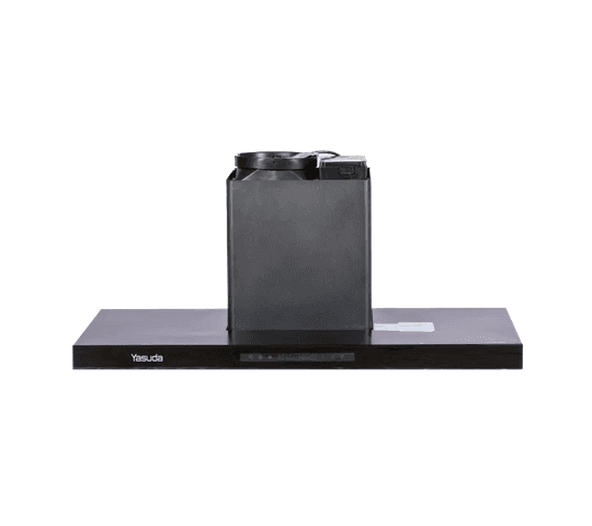 Yasuda - Yasuda Chimney YS-C90TBD  90 CM Black Filterless, AutoClean and Touch Sensor, BLDC Motor with Turbo Suction - Big Digital