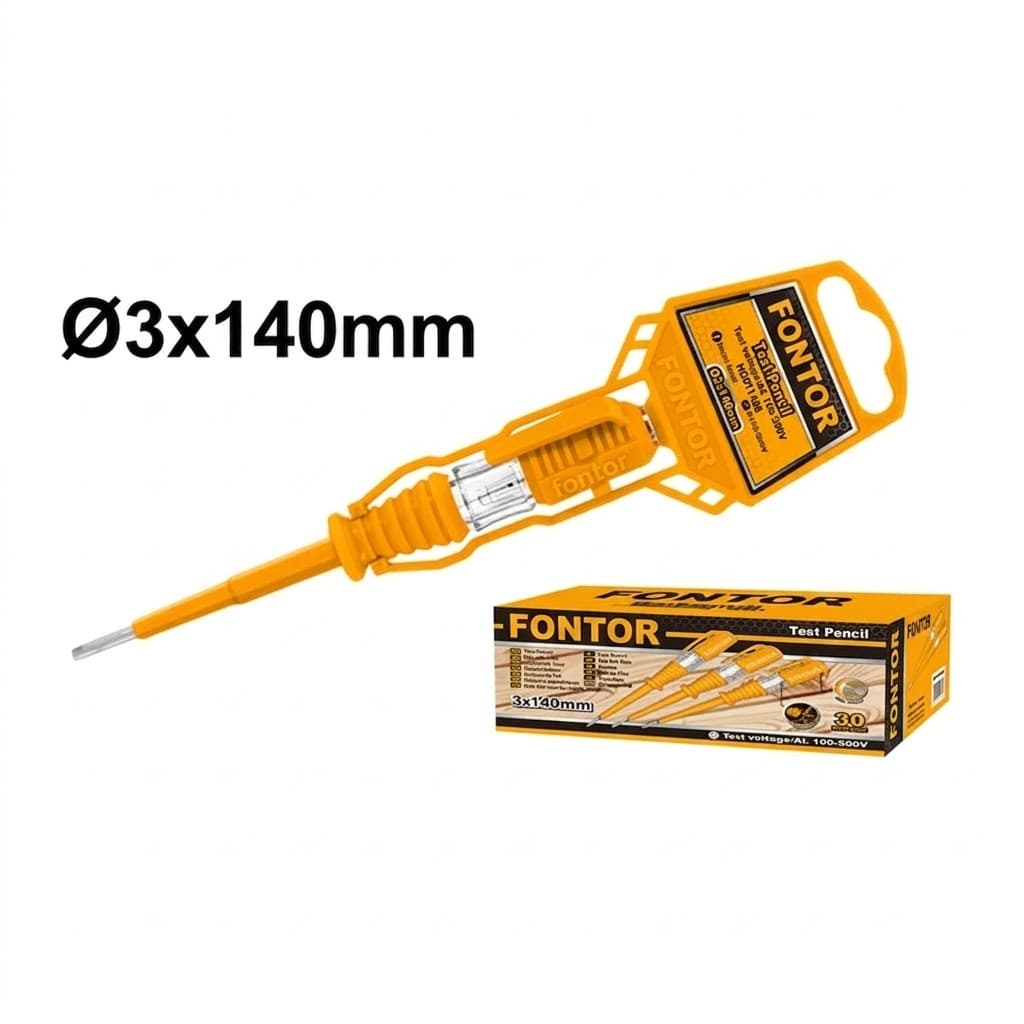 Fontor HSDT1408 Voltage Tester Screwdriver – Electrical Circuit Testing Tool