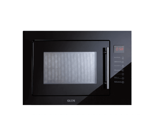 GLEN MO 675 Built-In Microwave with Grill 25 Litre Capacity Glass Finish