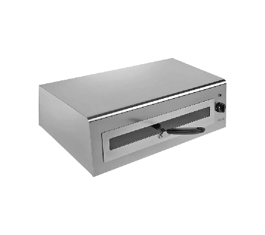 GLEN Electric Tandoor & Grill 1400W Extra Large Capacity with Matt Finish Stainless Steel Body – Silver 5014