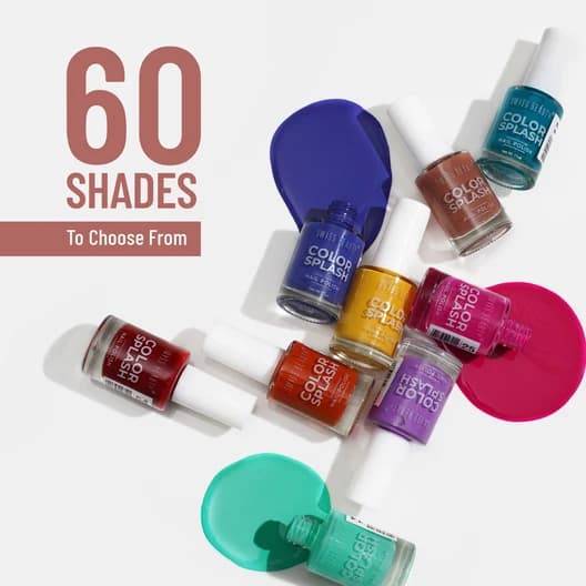 Swiss Beauty Swiss Beauty Color Splash Nail Polish | Long-Lasting Glossy Nail Paint per pcs daily essentials & lifestyle — image 1 of 2