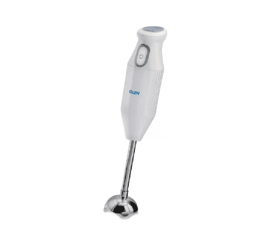GLEN Electric Hand Blender 200W with Stainless Steel Arm – White 4049