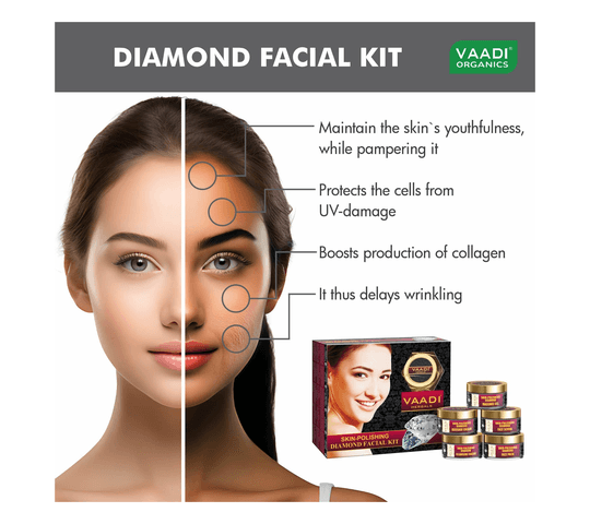Vaadi Organics Vaadi Organics - Skin-Polishing Diamond Facial Kit (270 gms) - VH0367 daily essentials & lifestyle