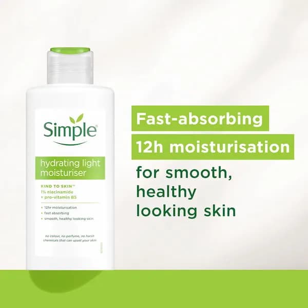 Simple Simple Hydrating Light Moisturiser 125ml daily essentials & lifestyle