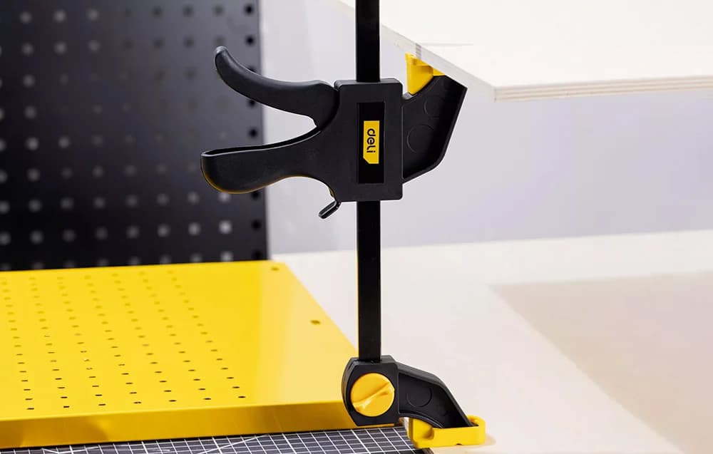 Deli Tools Deli Quick Bar Clamp 24 Inch EDL110124-2S Heavy Duty Woodworking Clamp hardware & machinery