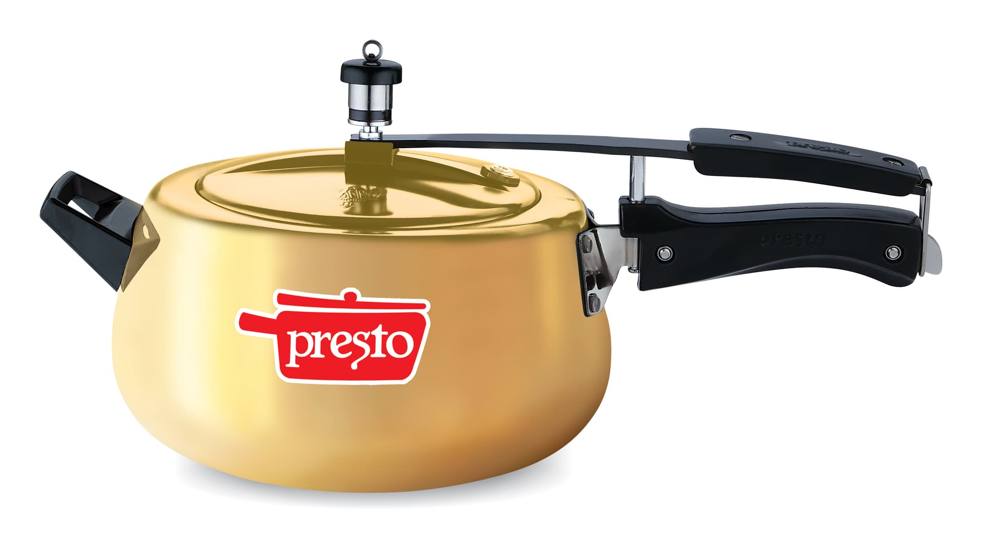 Presto Pestro Brass Pressure Cooker 5 Litre – Durable Aluminum Cooker with Brass Handle daily essentials & lifestyle