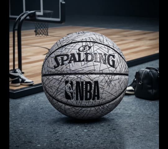 Spalding Reflective Grey Basketball – Premium Basketball for Training & Play