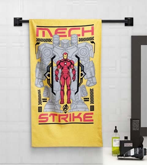 Space by Welspun Pure Cotton Ironman Kids Bath Towel