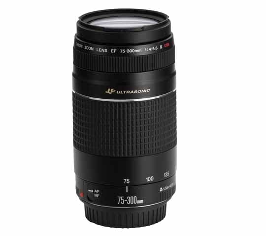 Canon EF 75-300mm f/4-5.6 III Telephoto Zoom Lens for DSLR Cameras