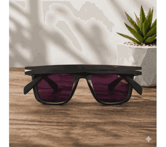 No Brand Best Vintage Model Branded Unbreakable Black Frame Polarized Sunglasses daily essentials & lifestyle