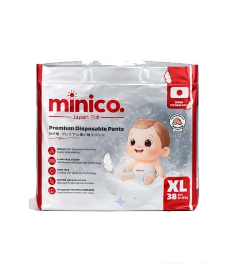 MINICO Baby Pant Diaper XL 38pcs MI-2005