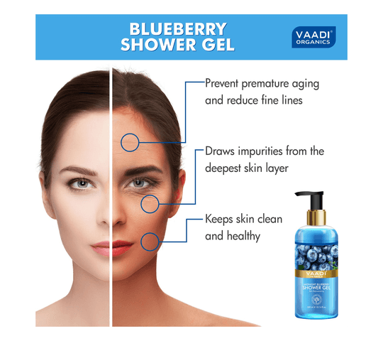 Vaadi Organics Vaadi Organics - Midnight Blueberry Shower Gel (300 ml) - VH0430 daily essentials & lifestyle