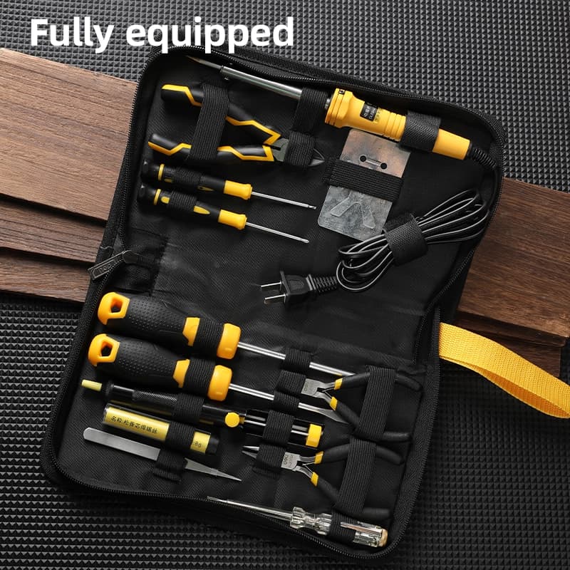 Deli Tools EDL-C1013E 13 Pcs Electrician Tool Set – Professional Electrical Hand Tool Kit hardware & machinery — image 1 of 4