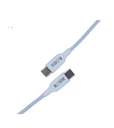 Rock 3A USB-C to USB-C Cable 1m – Fast Charging & Data Sync Type-C Cable