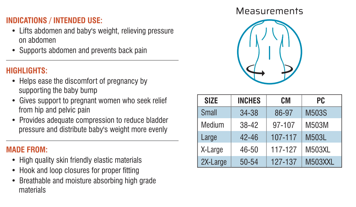 med-e Move med-e Move Pregnancy Support Belt pharmacy, fitness & surgical
