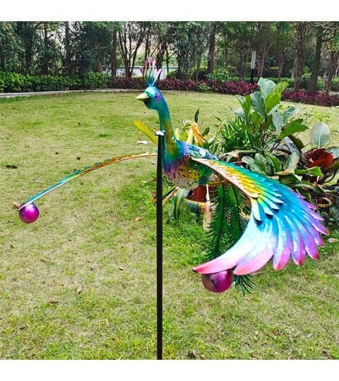 Senwell Senwell Metal Peacock Garden Balancer Outdoor Garden Decor #072 home decor