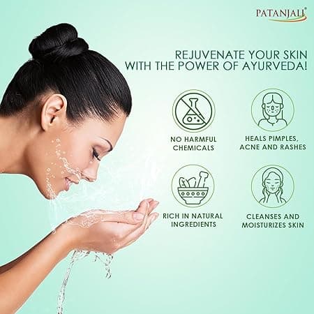Patanjali Patanjali Saundarya Neem Tulsi Face Wash for Clear & Fresh Skin daily essentials & lifestyle — image 1 of 2