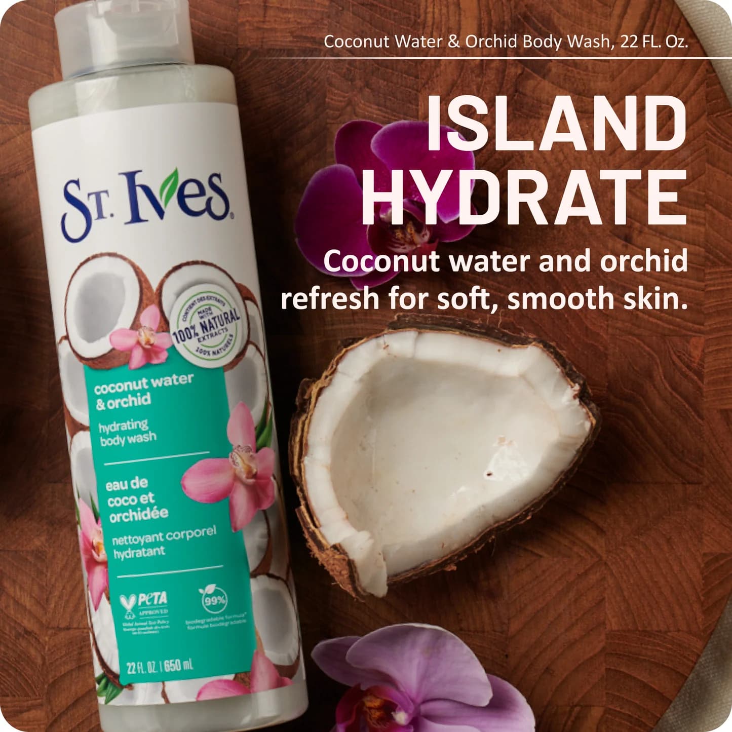 St. lIves St. Ives Rose Water & Aloe Vera Hydrating Body Wash 650ml daily essentials & lifestyle