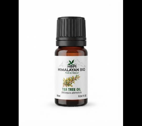 Himalayan Bio Tea Tree Essential Oil 10ml – Pure Natural Skin & Hair Care Oil
