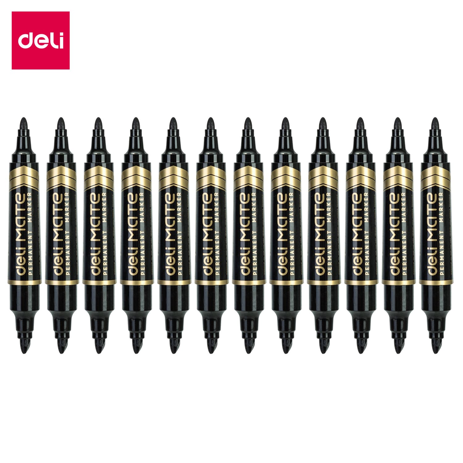 Deli Deli ES555 Permanent Marker | Waterproof Quick-Dry Marker Pen stationary, toys & sports — image 1 of 4