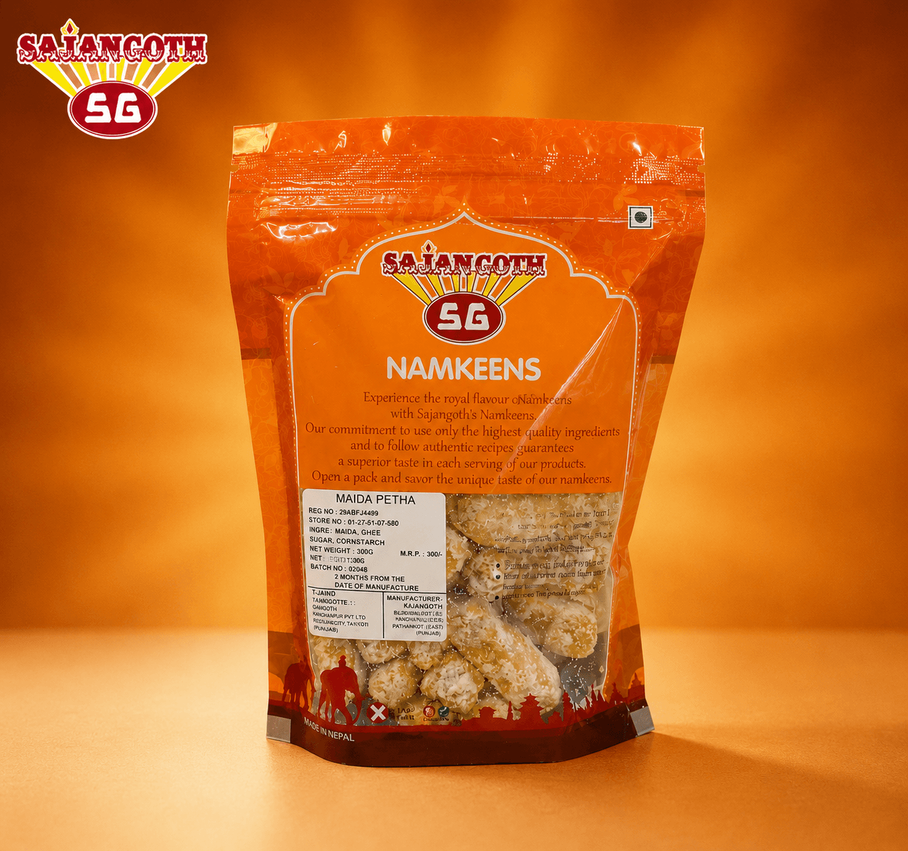 Sajan Goth Sajan Goth Maida Petha 300gm daily essentials & lifestyle