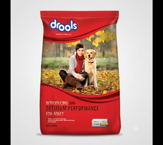 Drools Optimum Performance Adult Dog Food 20kg | High Protein Dry Dog Food by HamroPets