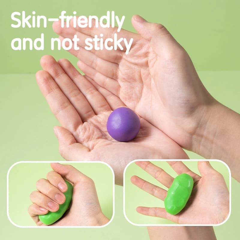 Deli Deli EH712-12 Plasticine Modeling Clay Set – 12 Bright Colors, 160g Soft Non-Drying Clay for Kids & Crafts stationary,… — image 1 of 3
