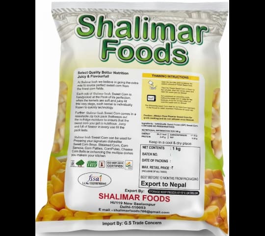 Sweet Corn 1kg – Fresh, Sweet & Nutritious Corn daily essentials & lifestyle