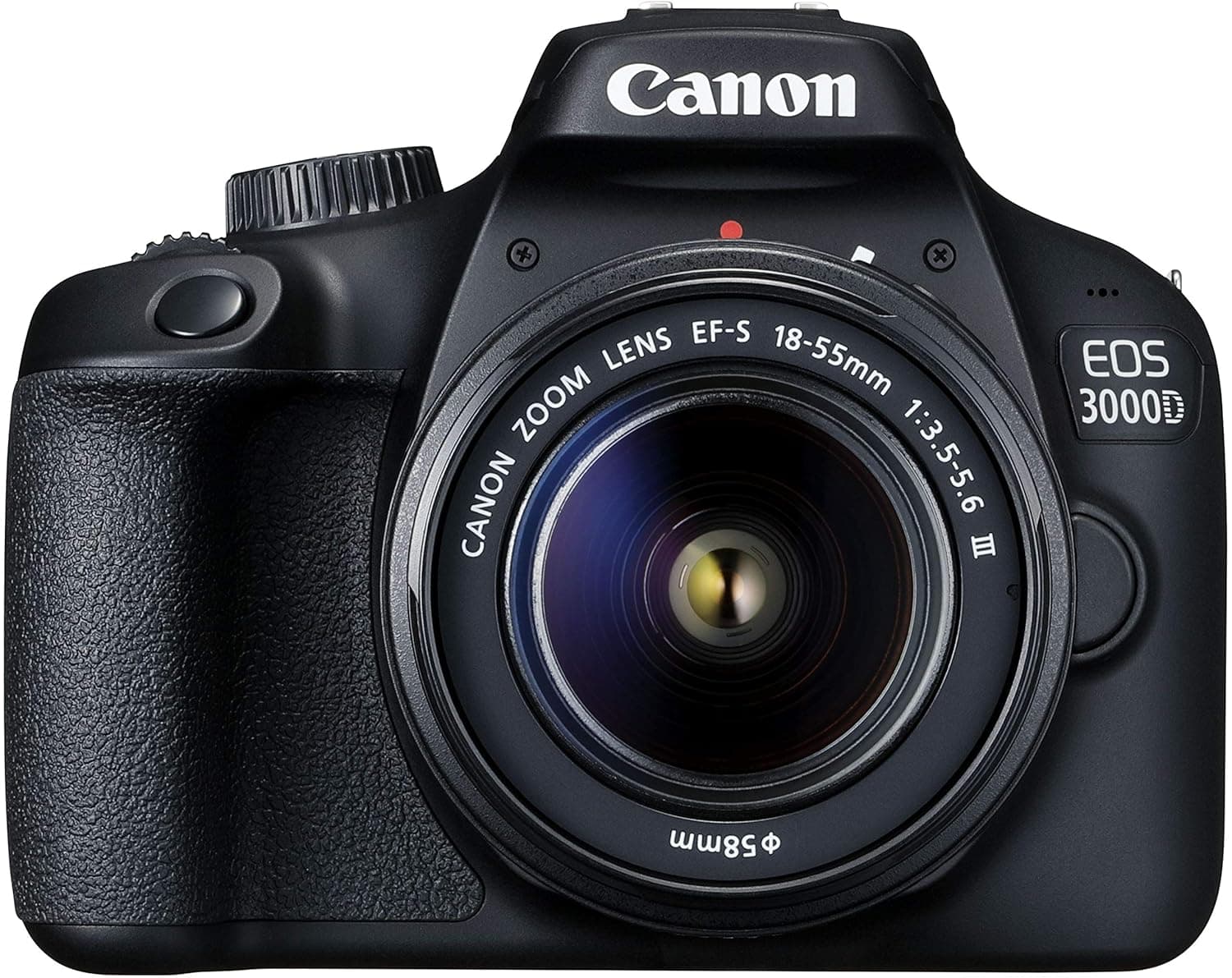 Canon EOS 3000D 18MP DSLR Camera with EF-S 18-55mm Lens, 16GB Card – Black