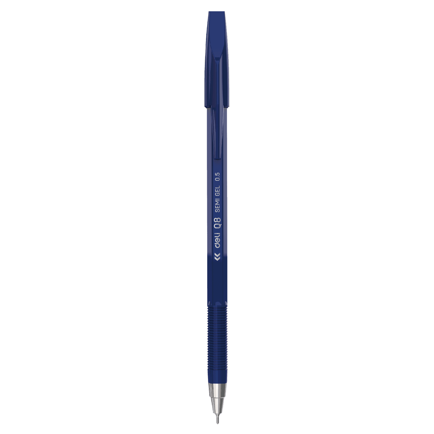 Deli Deli-EQ8-BL Semi Gel Pen | Smooth Writing Blue Ink Pen stationary, toys & sports — image 1 of 2
