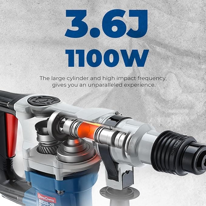 Dongcheng Power Tools Dongcheng DZC03-28 Rotary Hammer Drill 800W SDS-Plus | 28mm Heavy Duty Concrete Drill hardware &… — image 1 of 3
