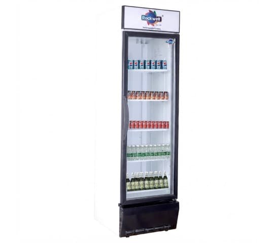 Upright Cooler Single Door RVC550SD 550L Commercial Display Cooler Glass Door Refrigerator