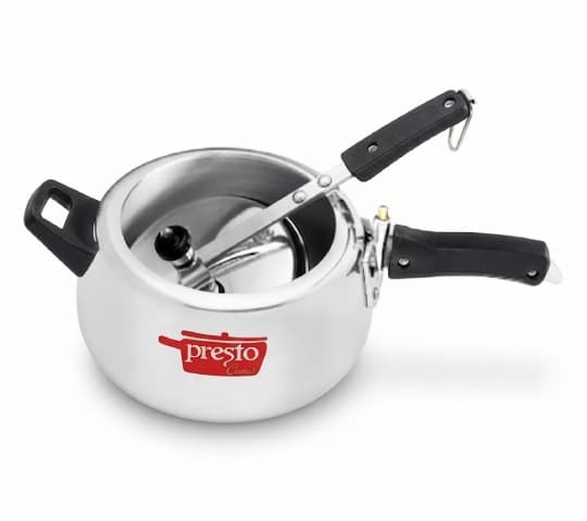 Presto Presto Contura Inner Lid Pressure Cooker 5 Litre | Aluminium Cooker for Fast & Safe Cooking daily essentials &…