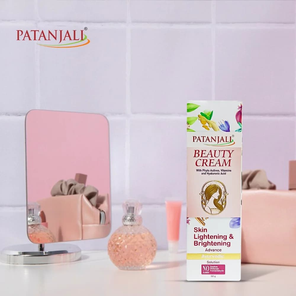 Patanjali Patanjali Beauty Cream 40gm | Ayurvedic Face Cream for Glowing & Moisturized Skin daily essentials & lifestyle — image 1 of 5