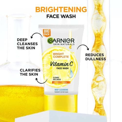 Garnier Garnier Vitamin C Brightening Face Wash 100g daily essentials & lifestyle