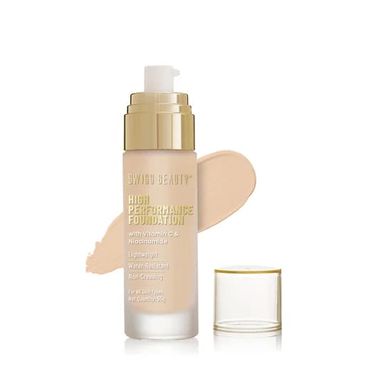 Swiss Beauty High Performance Foundation | Long Lasting Full Coverage Makeup Foundation