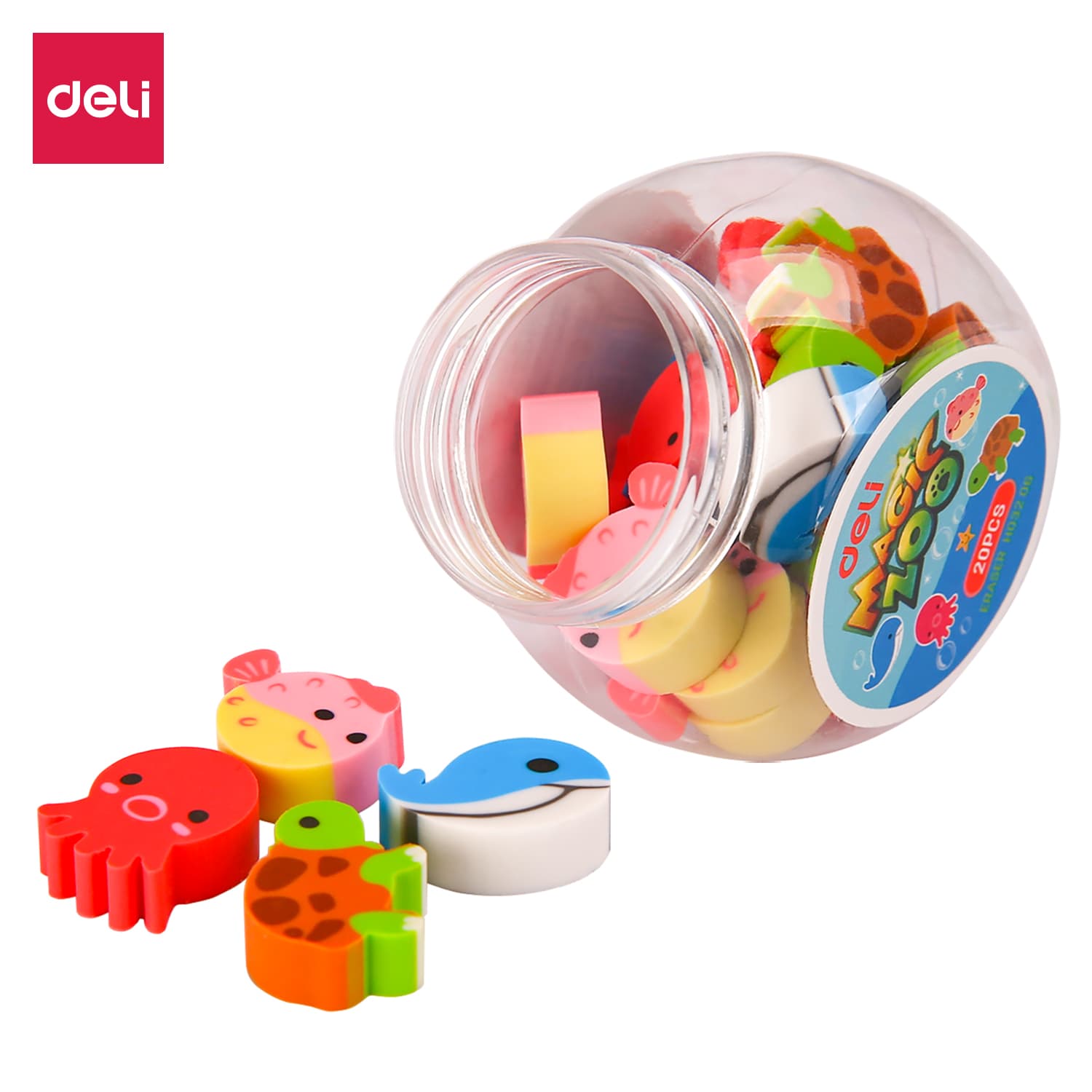 Deli EH03206 Premium Soft Eraser for Clean & Smudge-Free Erasing