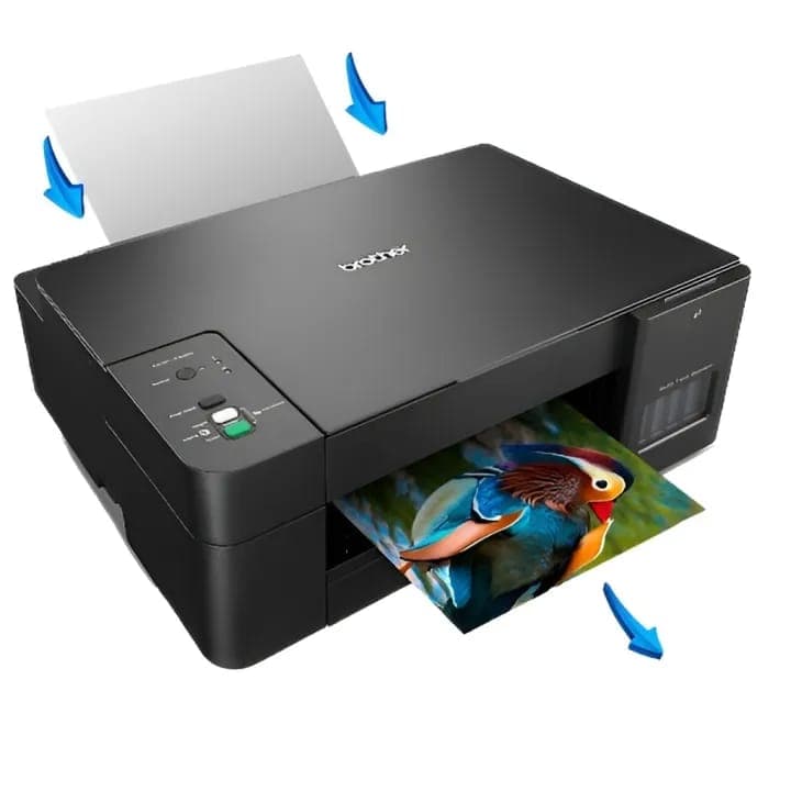 Brother Brother Printer DCP-T220 Three In One ( Copy , Print & Scan ) Ink Tank Printer With One Set Ink Black electronics