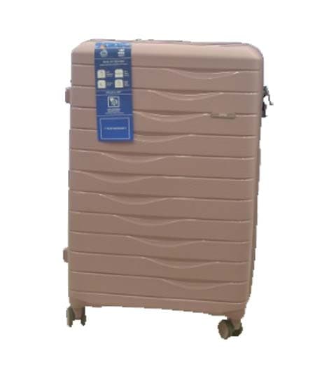 Holiday Holiday Pink 28 Inch Large Hard Shell Travel Suitcase with Spinner Wheels daily essentials & lifestyle