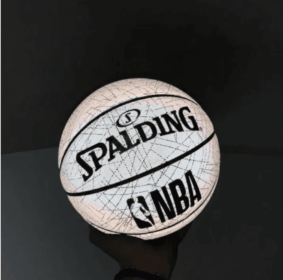 NBA Spalding Reflective Grey Limited Edition Basketball stationary, toys & sports