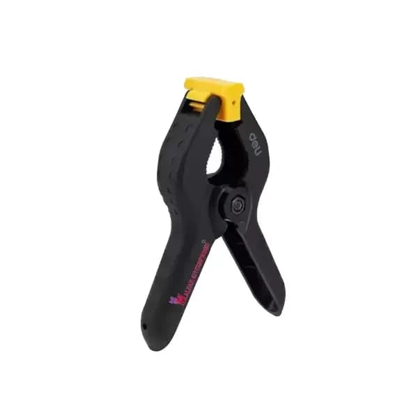 Deli Tools Deli 4" Spring Clamp Set EDL110004-2S – Heavy Duty Plastic Clamps hardware & machinery — image 1 of 2