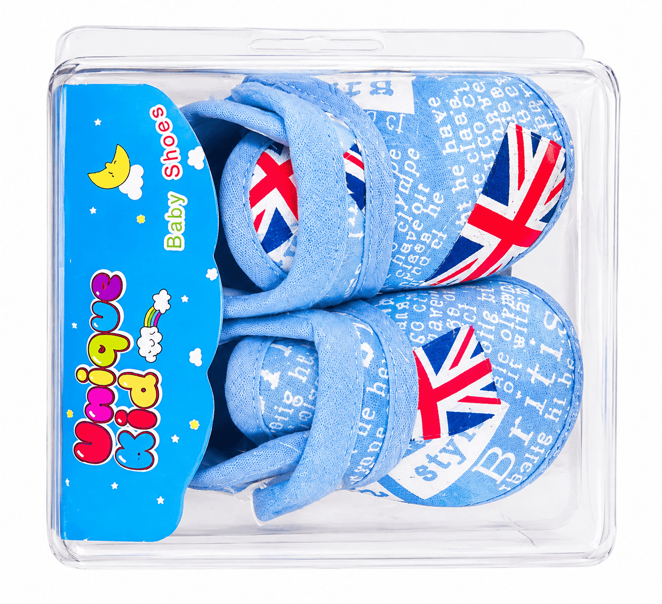 Unique Kid Baby Shoes with Union Jack Print | Soft Sole Infant Shoes for Babies