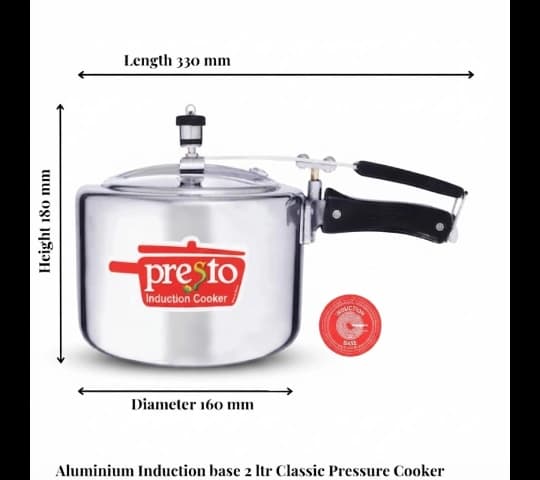 Presto Presto Aluminium Induction Inner Lid Pressure Cooker Classic 2 Litre daily essentials & lifestyle