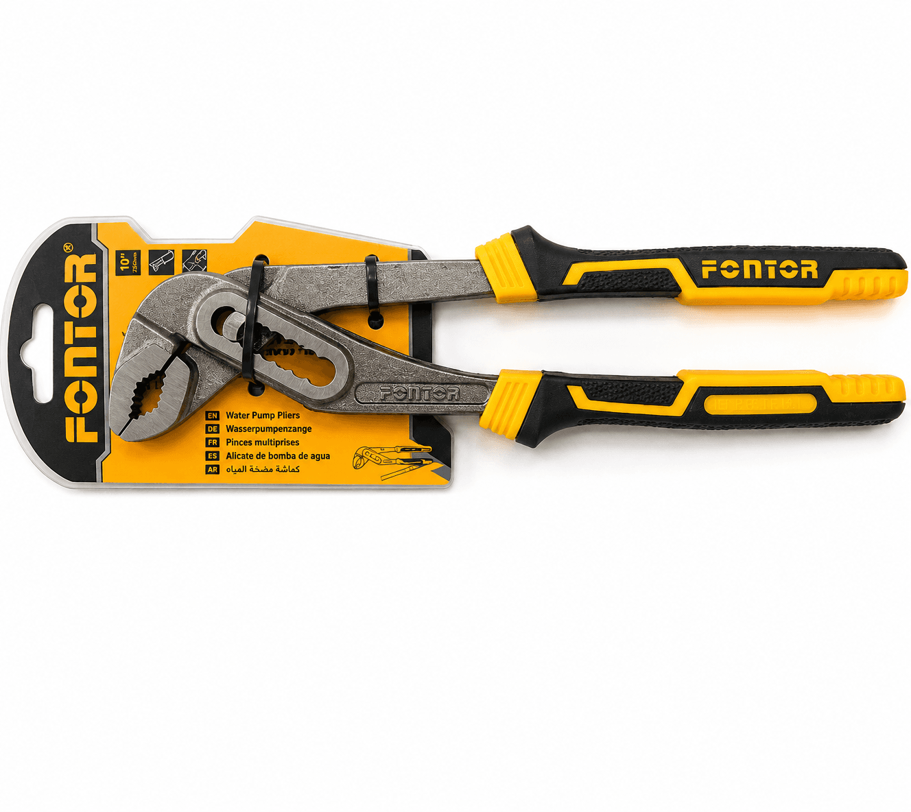 Fontor Pump Pliers 10 Inch 180270 Adjustable Water Pump Pliers Heavy Duty Grip Tool