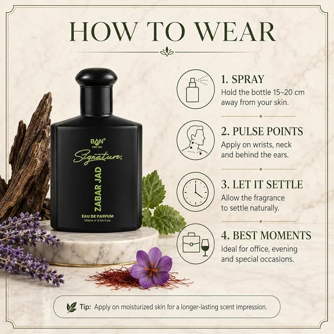Signature SIGNATURE ZABAR JAD Eau De Parfum 100ml | Luxury Oud Perfume for Men & Women daily essentials & lifestyle — image 1 of 6