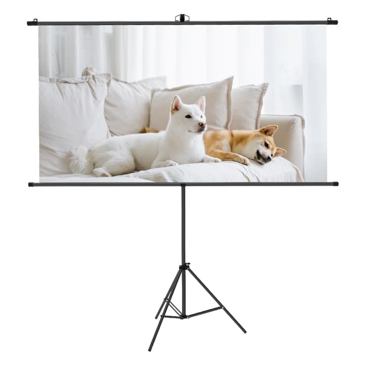 Deli ES901 72 Inch Bracket Projector Screen