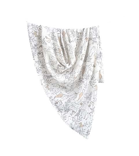 Crane Baby Crane Baby Ezra Single Swaddle Wraps (Woodland) BC-110SW-1 – 100% Cotton Muslin Baby Swaddle Blanket daily… — image 1 of 3