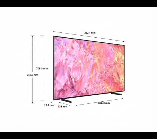 Samsung Samsung 55 Inch QLED 4K Smart TV QA55Q60C | Quantum HDR & Tizen OS electronics