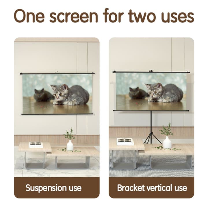 DELI Deli ES902 84 Inch Bracket Projector Screen electronics — image 1 of 2